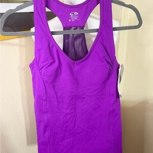 Champion Bright Purple Racerback Athletic Tank Top